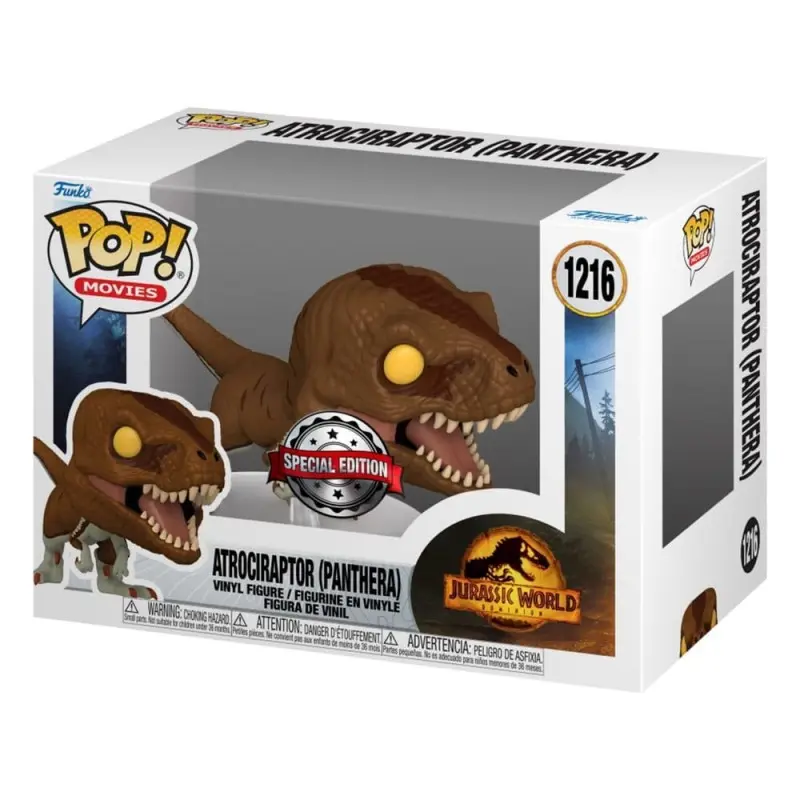 Jurassic Park POP! Movies Vinyl figurine Atrociraptor (Panthera) Exclusive 9 cm  | 0889698552905