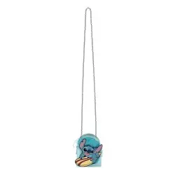 Lilo & Stitch Porte-monnaie avec porte-clés  Micro Bag Stitch Surfing   | 8718526407853