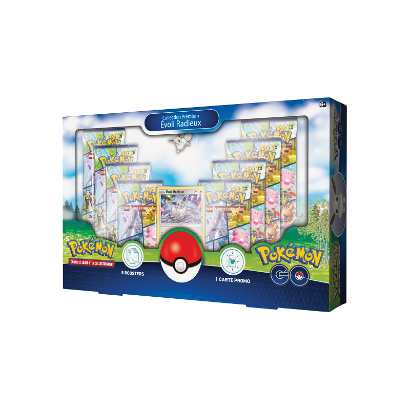 jcc / tcg : Pokémon Pokémon Go (EB10.5) - Coffret Collection Premium – Évoli Radieux FR Pokémon Company version française