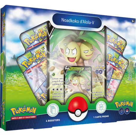 jcc / tcg : Pokémon Pokémon Go (EB10.5) - Coffret Noadkoko d’Alola‑V FR éditeur : Pokémon Company version française jcc / tcg : Pokémon Pokémon Go (EB10.5) - Coffret Noadkoko d’Alola‑V FR éditeur : Pokémon Company version française