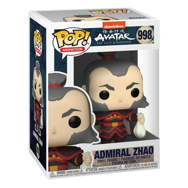 Avatar, le dernier maître de l'air Figurine POP! Animation Vinyl Admiral Zhao 9 cm | 0889698560238