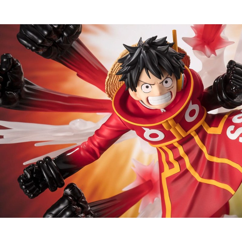 One Piece statuette PVC Figuarts ZERO Extra Battle Monkey D. Luffy -Gum Gum Hawk Gatling- 19 cm     