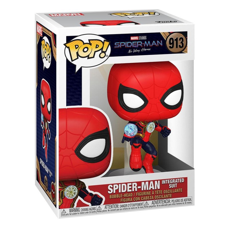 Spider-Man: No Way Home POP! Vinyl figurine Spider-Man (Integrated Suit) 9 cm