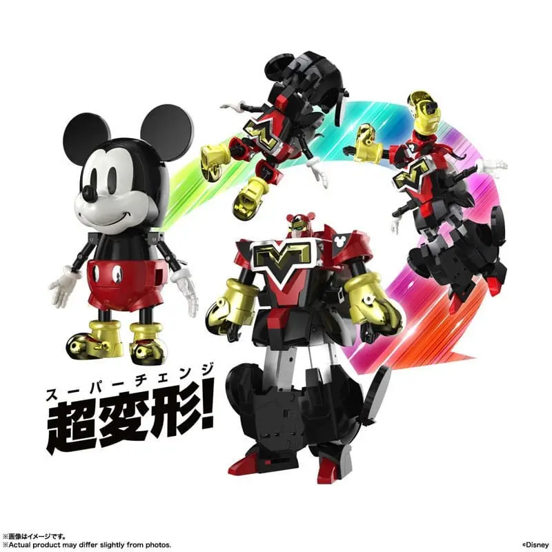 Disney figurine Diecast Soul of Chogokin Super Change Mickey Mouse by Kunio Okawara 13 cm    | 4573102675132