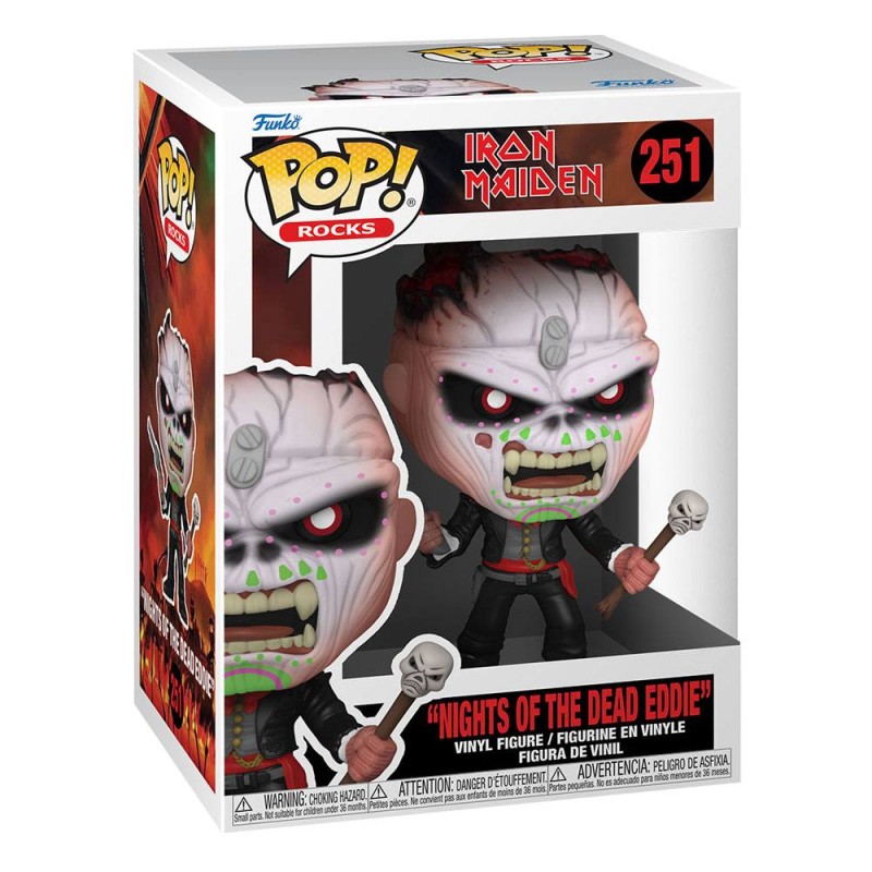 Iron Maiden POP! Rocks Vinyl Figurine Eddie - Nights of the Dead 9 cm
