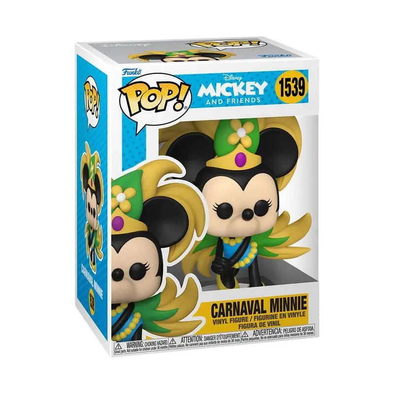 Mickey ATW POP! Disney Vinyl figurine Carnaval Minnie 9 cm | 0889698846325