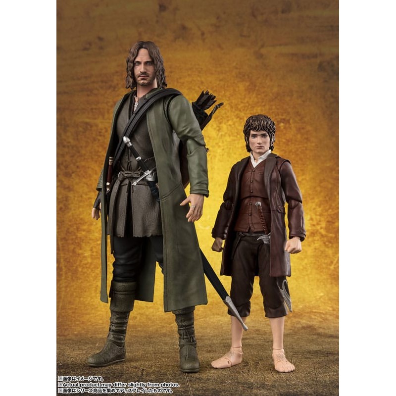 Le Seigneur des Anneaux figurines S.H. Figuarts Frodo Baggins & Gollum