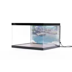 Azur Lane présentoir vitrine acrylique avec éclairage pour figurine Kashino Hot Springs Relaxation | 4570178590192