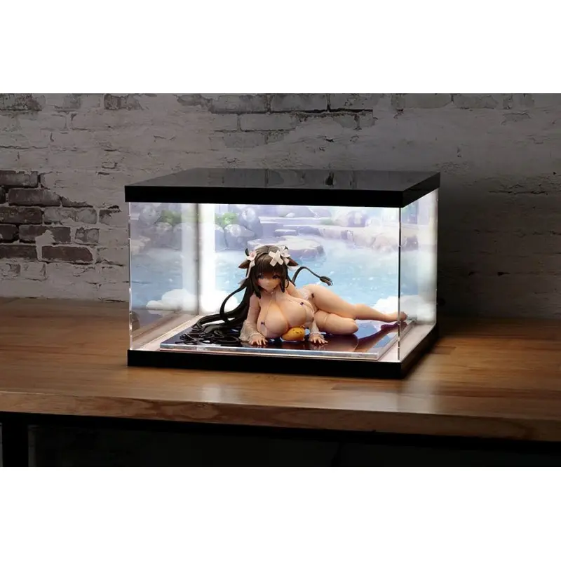 Azur Lane présentoir vitrine acrylique avec éclairage pour figurine Kashino Hot Springs Relaxation | 4570178590192