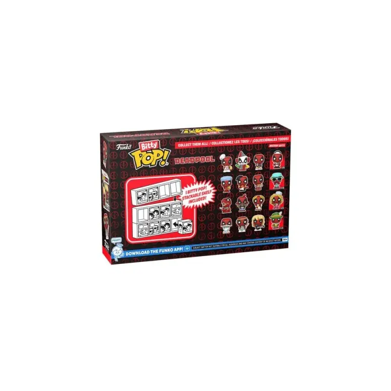 Deadpool pack 4 figurines Bitty POP! Vinyl Dinopool 2,5 cm | 0889698849616