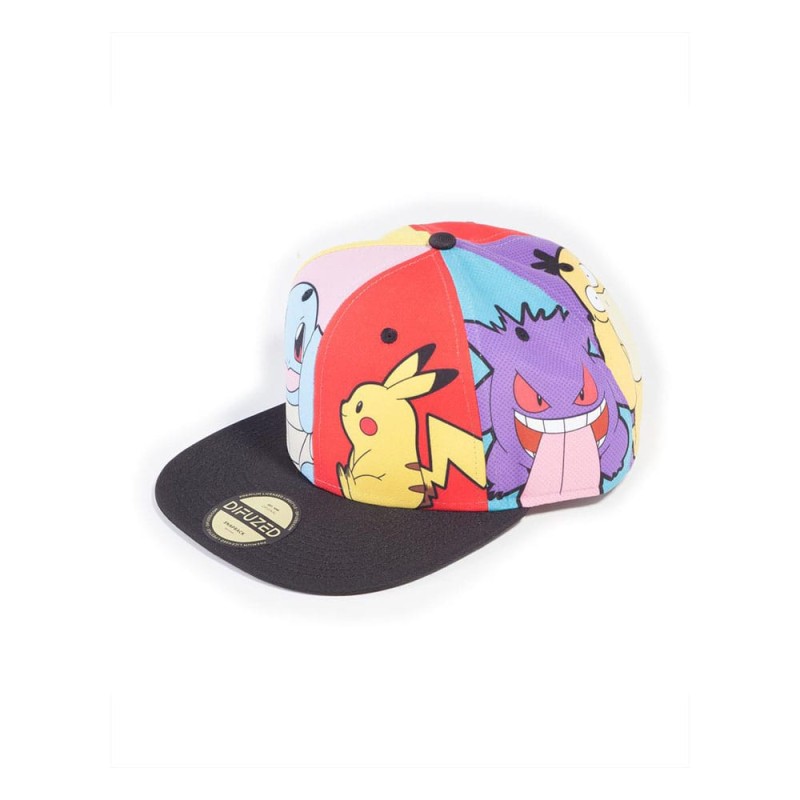 Pokemon casquette Snapback Multi Pop Art