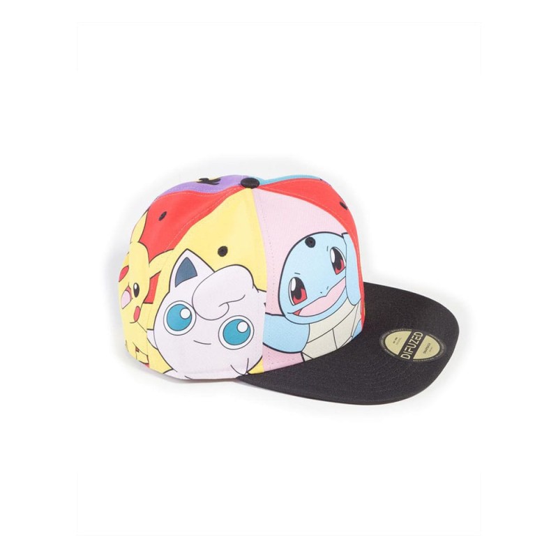 Pokemon casquette Snapback Multi Pop Art
