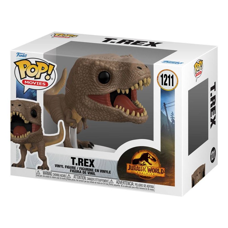 Jurassic World 3 POP! Movies Vinyl figurine T-Rex 9 cm
