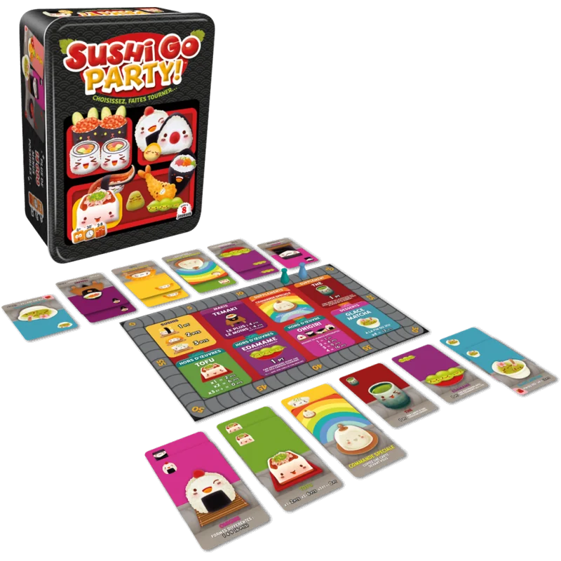 Game: Sushi Go Party!
Publisher: Cocktail Games
English Version