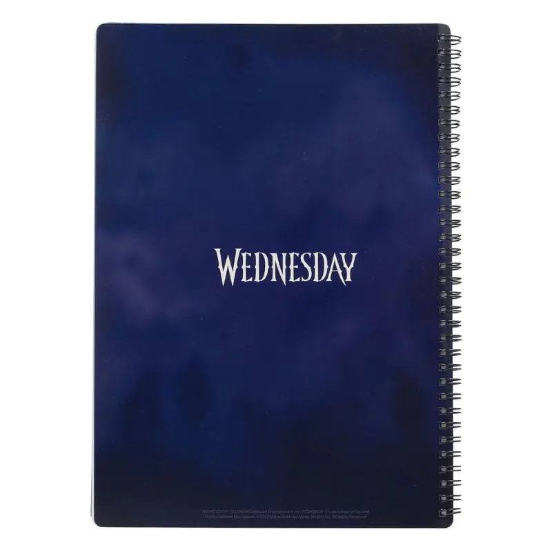 Wednesday cahier effet 3D Rain | 8435450262418