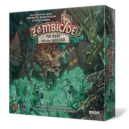 jeu : Zombicide : Black Plague - No Rest for the Wicked éditeur : CMON / Edge version française jeu : Zombicide : Black Plague - No Rest for the Wicked éditeur : CMON / Edge version française