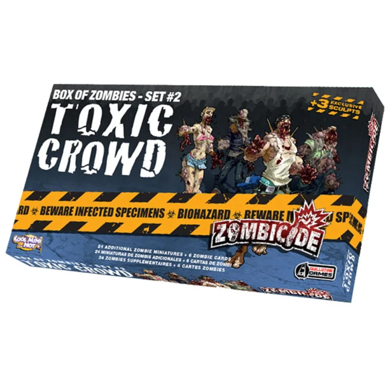 Spel: Zombicide: Giftige menigte
Uitgever: CMON / Edge
Engelse versie