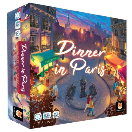 jeu : Dinner in Paris éditeur : Funnyfox version française
