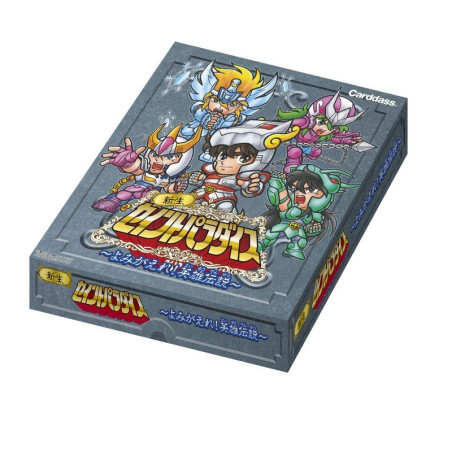 licence : Saint Seiya produit : Reborn Saint Paradise JCC - A Heroic Legend Revived! éditeur : Bandai licence : Saint Seiya produit : Reborn Saint Paradise JCC - A Heroic Legend Revived! éditeur : Bandai