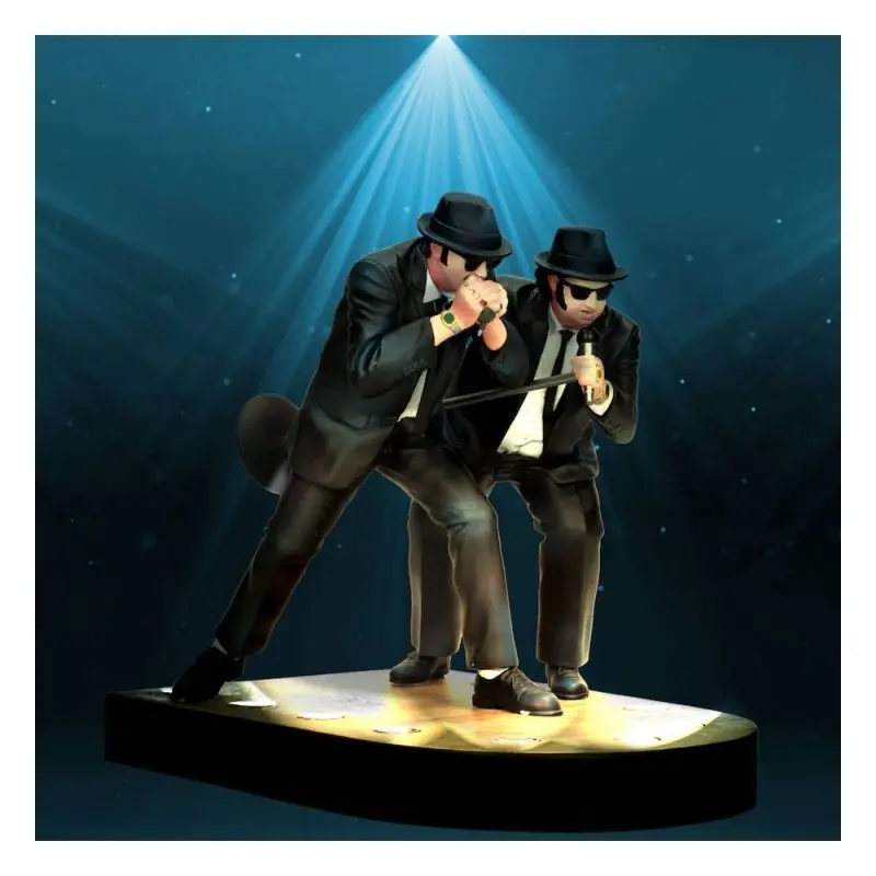 Blues Brothers statue PVC Jake & Elwood On Stage 17 cm | 8435450227295