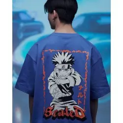 Naruto Shippuden T-Shirt Graphic Blue (L) | 8718526549171