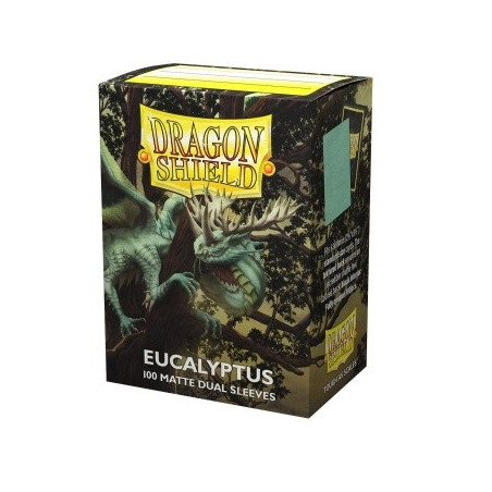 Produit : Dual Matte Sleeves - Eucalyptus 'Lehel' (100 Sleeves) Marque : Dragon Shield Produit : Dual Matte Sleeves - Eucalyptus 'Lehel' (100 Sleeves) Marque : Dragon Shield