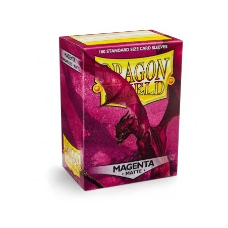 Produit : Standard Sleeves - Matte Magenta (100 Sleeves)
Marque : Dragon Shield