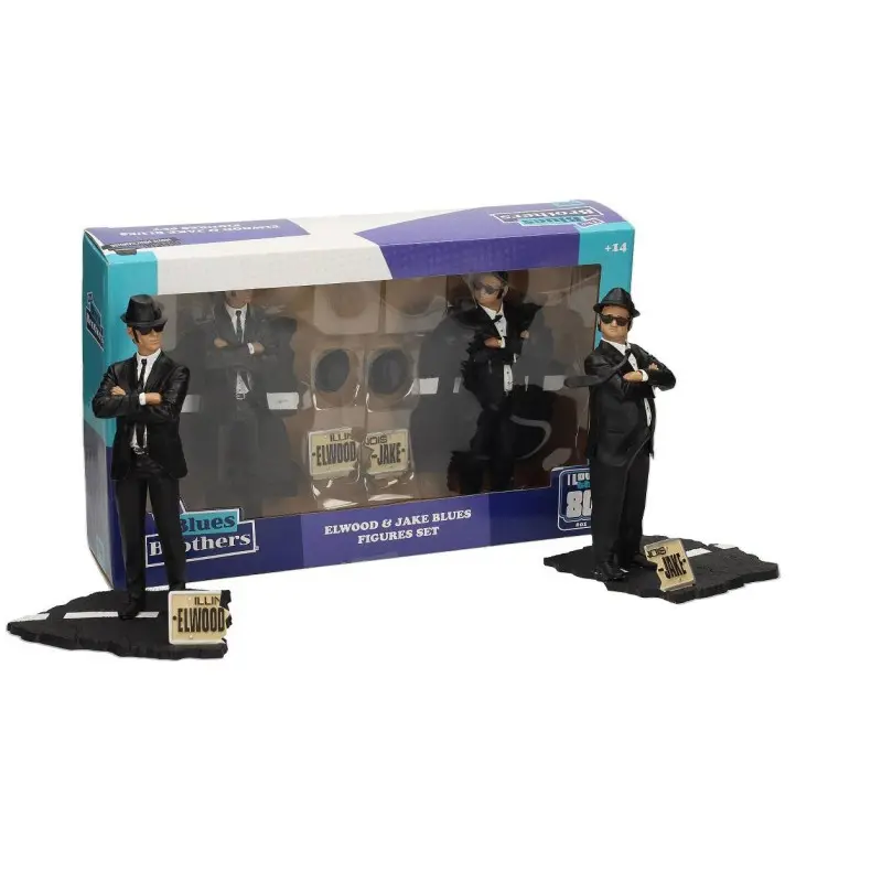 Blues Brothers pack 2 statuettes PVC Movie Icons Jake & Elwood 18 cm | 8436546890744