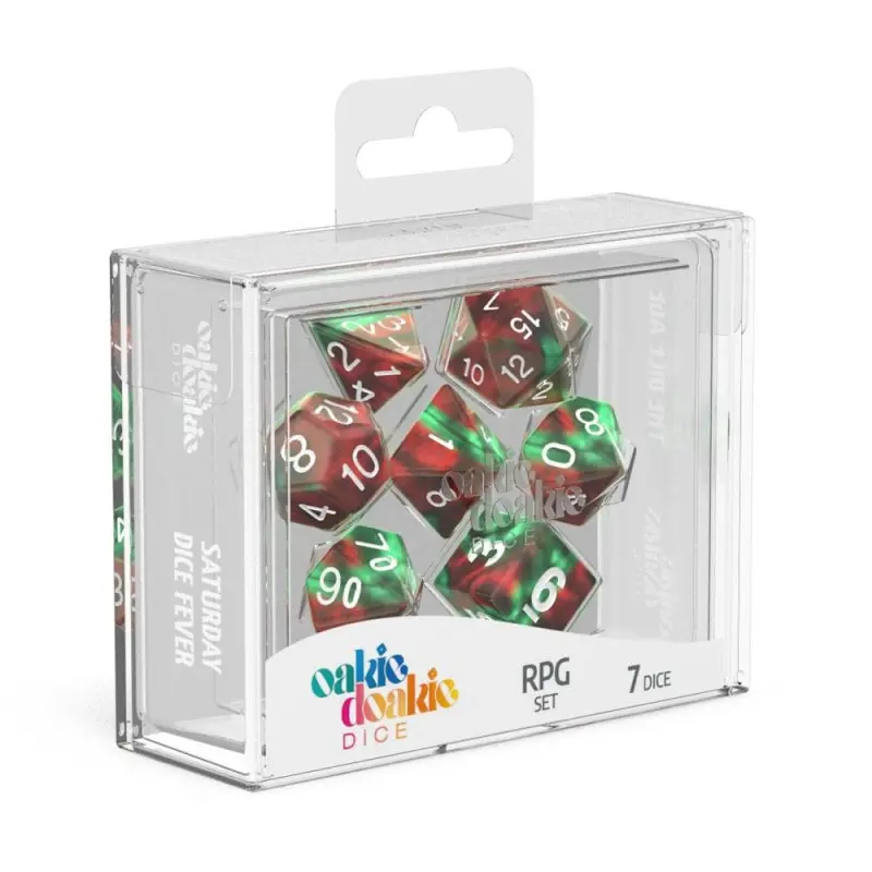 Oakie Doakie Dice dés RPG-Set Gemidice - Bloody Jungle (7) | 4056133701358