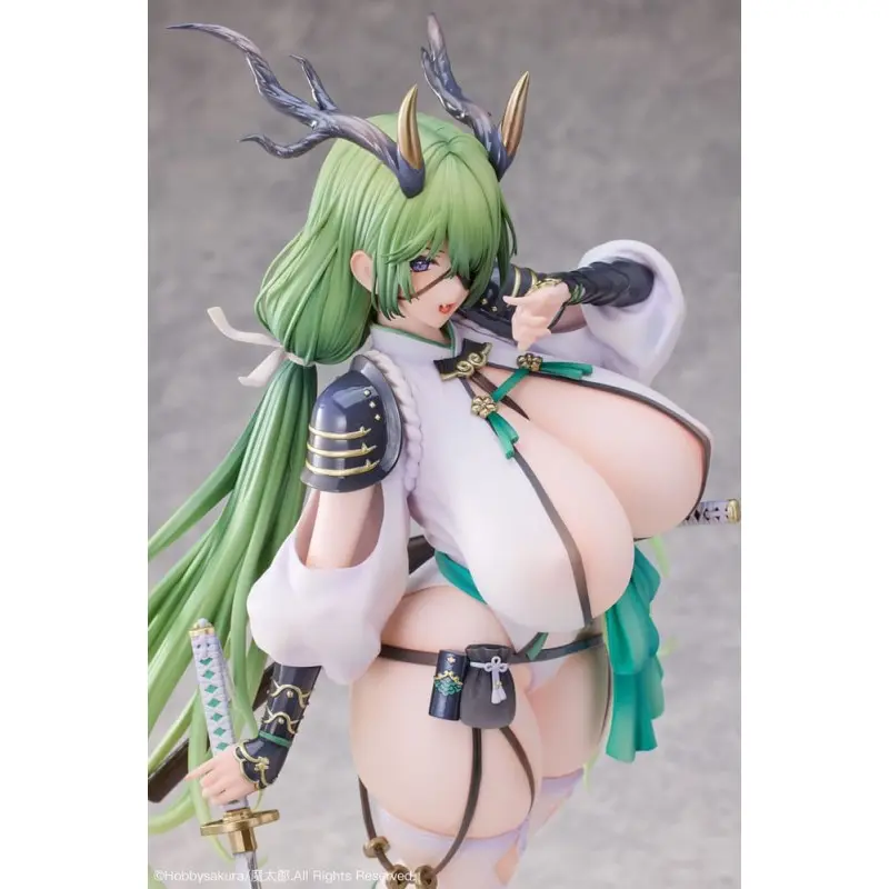 Original Character statuette PVC 1/6 Dokuganryu-chan Illustrated by Mataro 30 cm | 6974982160783