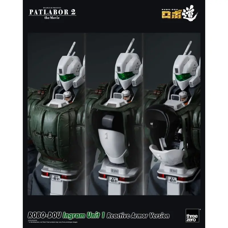 Patlabor 2: The Movie figurine Robo-Dou Ingram Unit 1 Reactive Armor Version 23 cm | 4895250812932