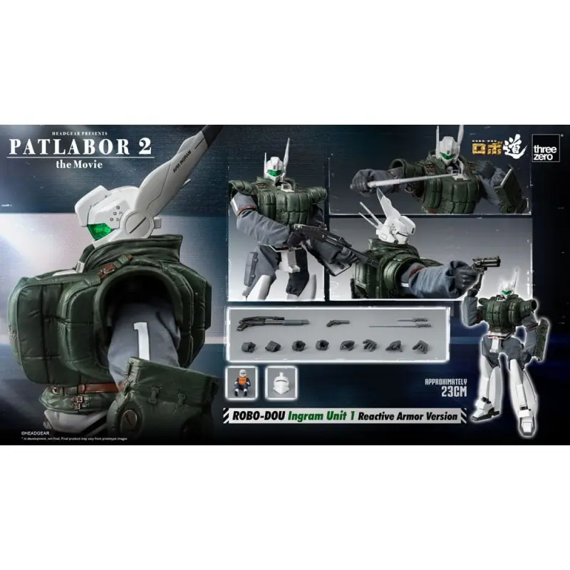 Patlabor 2: The Movie figurine Robo-Dou Ingram Unit 1 Reactive Armor Version 23 cm | 4895250812932