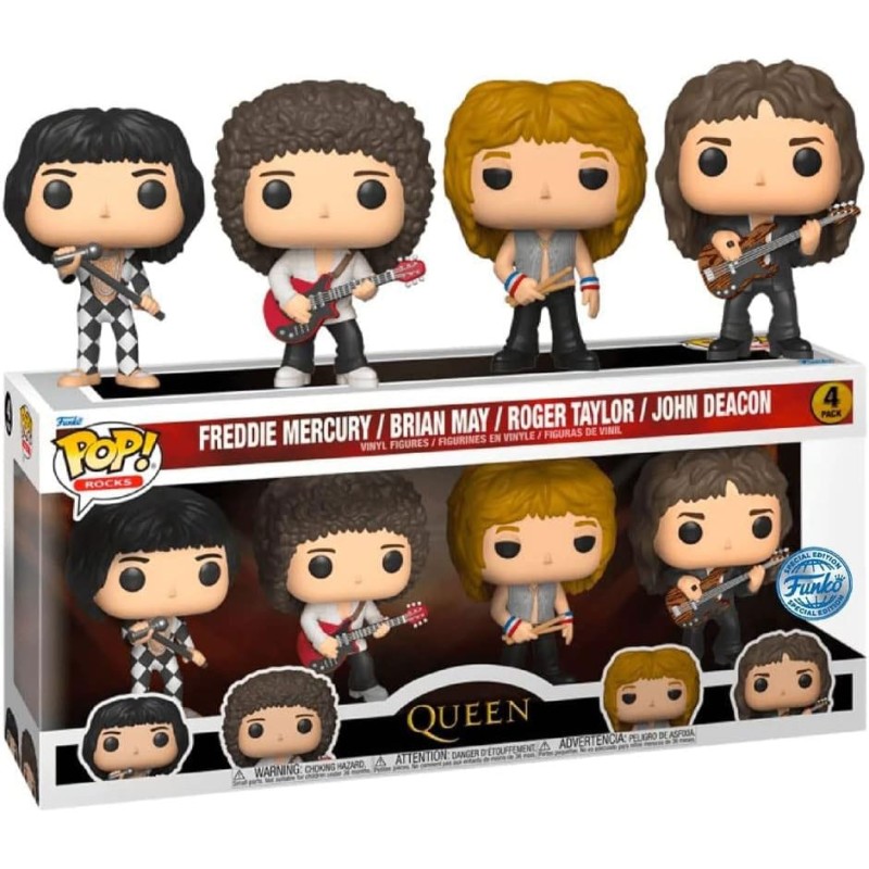 Queen pack 4 figurines POP! Movies Vinyl 9 cm