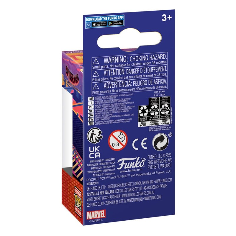 Spider-Man: Across the Spider-Verse présentoir porte-clés Pocket POP! Vinyl Spider-Gwen 4 cm (12)