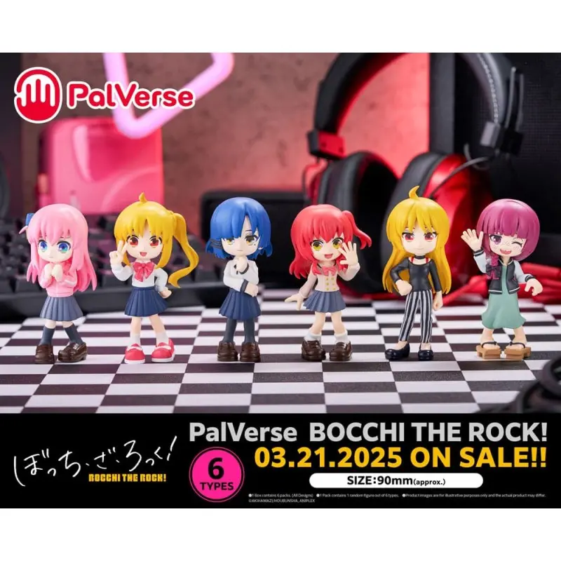 Bocchi the Rock! assortiment figurines PVC PalVerse 9 cm (6) | 4571598667853