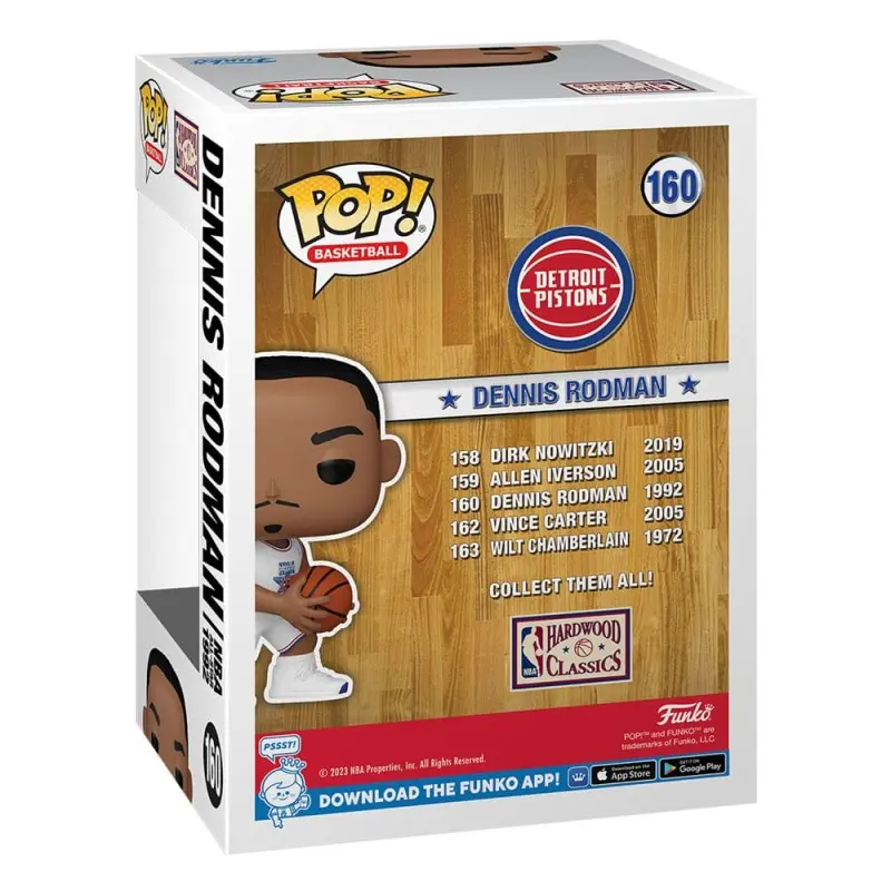 NBA Legends POP! Sports Vinyl Figurine Dennis Rodman (1992) 9 cm | 0889698674904