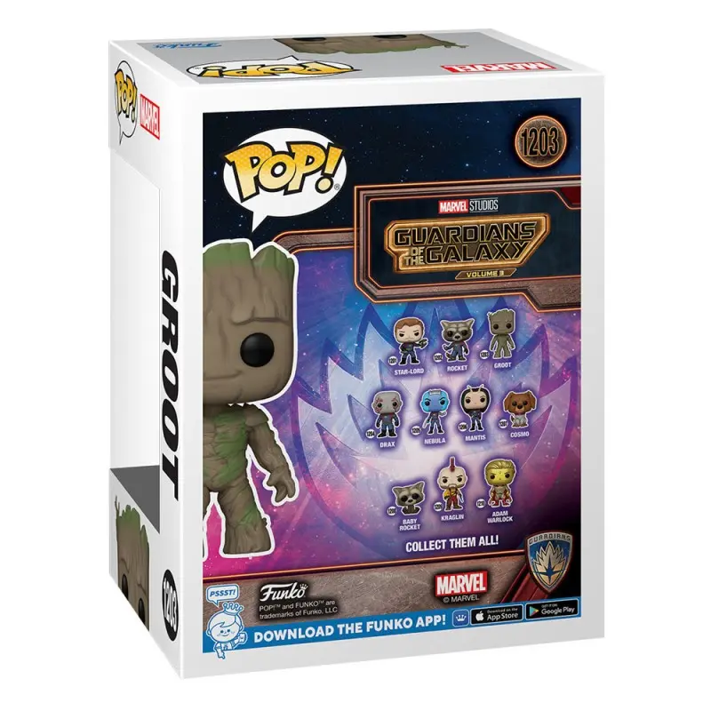 Les Gardiens de la Galaxie Vol. 3 POP! Vinyl Figurine Groot 9 cm | 0889698675109