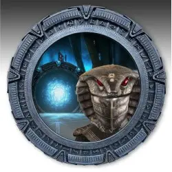 Stargate miroir mural 50 cm | 0798118011789