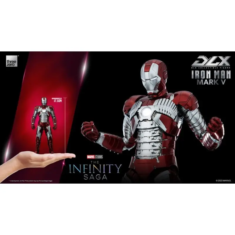 Infinity Saga figurine 1/12 DLX Iron Man Mark 5 17 cm | 4897056204010