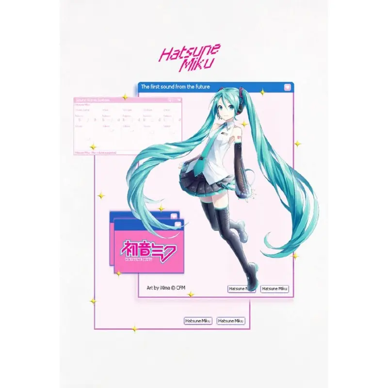 Hatsune Miku T-Shirt Pop Up (XL) | 8718526209648