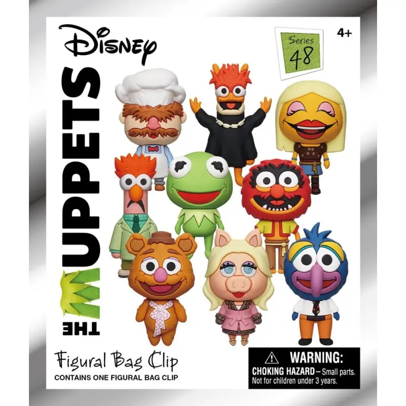 Disney présentoir porte-clés sac à dos 3D Les Muppets Series 48 (24) | 0077764280252