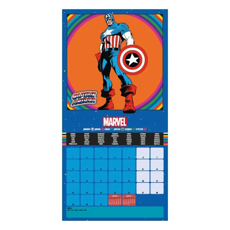 Marvel calendrier 2024 Super Heroes | 9781804230428