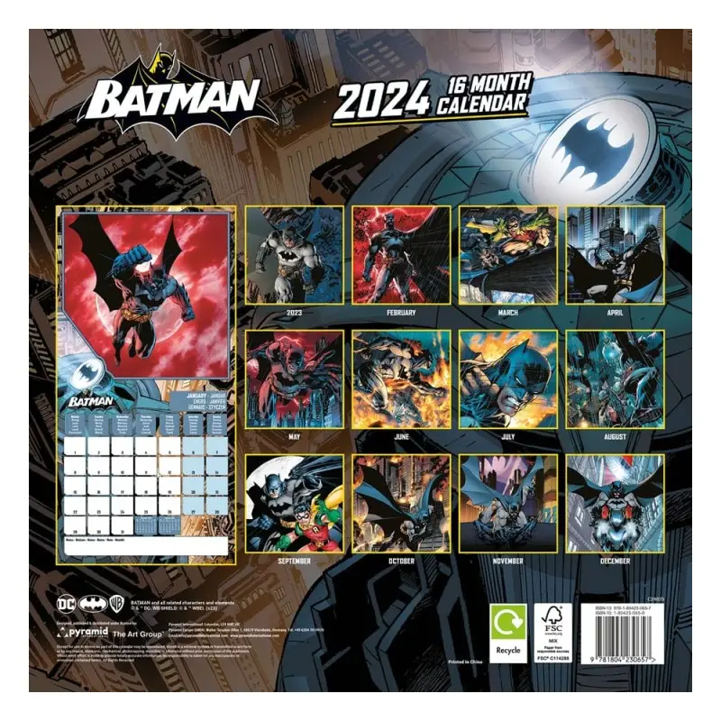 DC Comics calendrier 2024 Batman | 9781804230657
