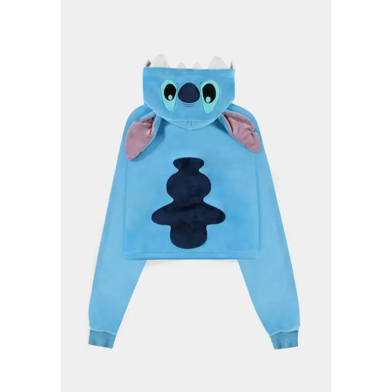 Lilo & Stitch Cropped Sweater à capuche Stitch  (L) | 8718526189223