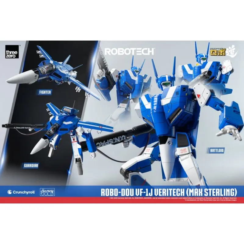 Robotech figurine ROBO-DOU VF-1J Veritech (Max Sterling) 20 cm | 4895250816268