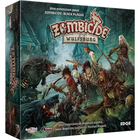 jeu : Zombicide Black Plague : Wulfsburg
éditeur : CMON / Edge
version française