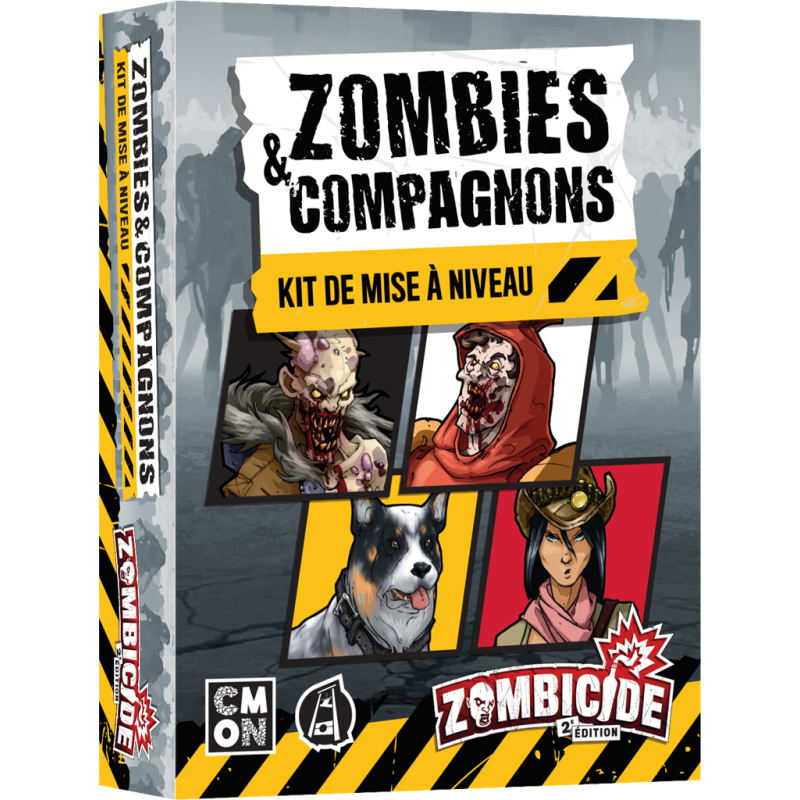 jeu : Zombicide : Zombies & Compagnons (Mise à Niveau) éditeur : CMON / Edge version française