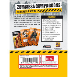 jeu : Zombicide : Zombies & Compagnons (Mise à Niveau) éditeur : CMON / Edge version française