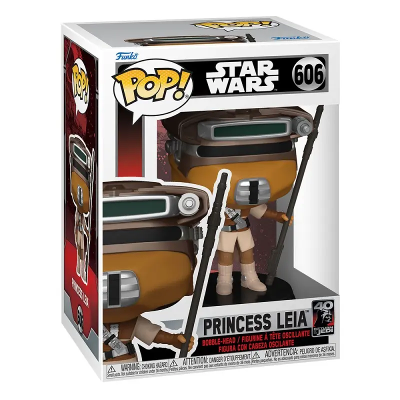 Star Wars Return of the Jedi 40th Anniversary POP! Vinyl figurine Leia (Boushh) 9 cm | 0889698707480