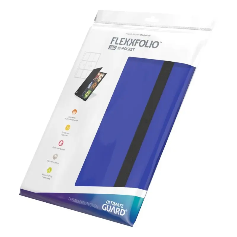Ultimate Guard Flexxfolio 360 - 18-Pocket Bleu | 4260250071366